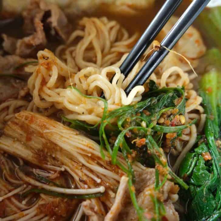 Spicy Enoki Mushroom Recipe Conscious Eating