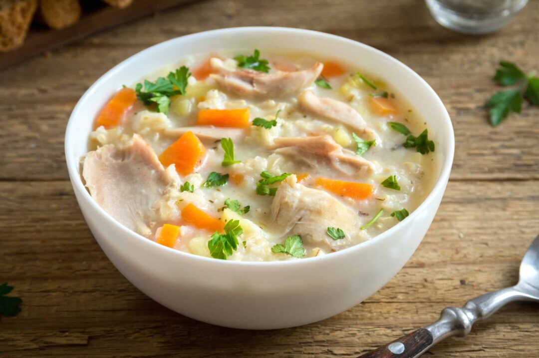 Demos Chicken and Rice Soup Recipe