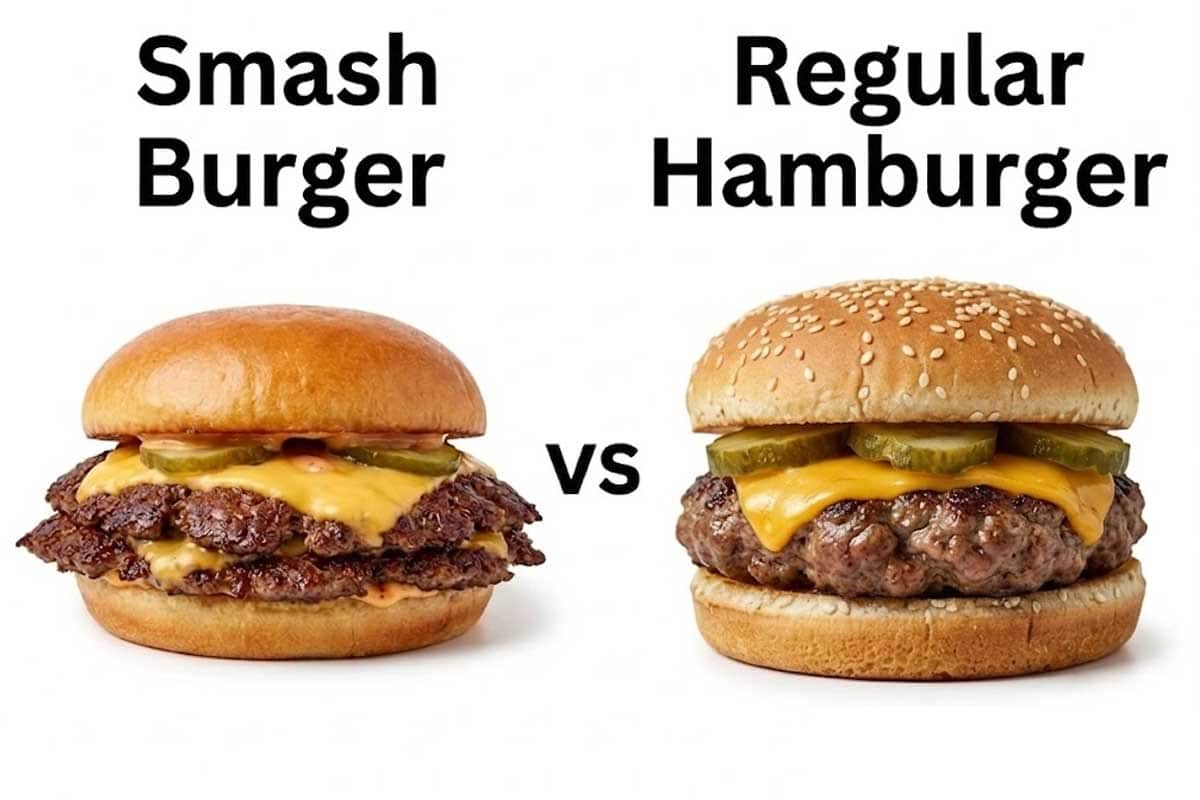 smash burger vs regular burger feat