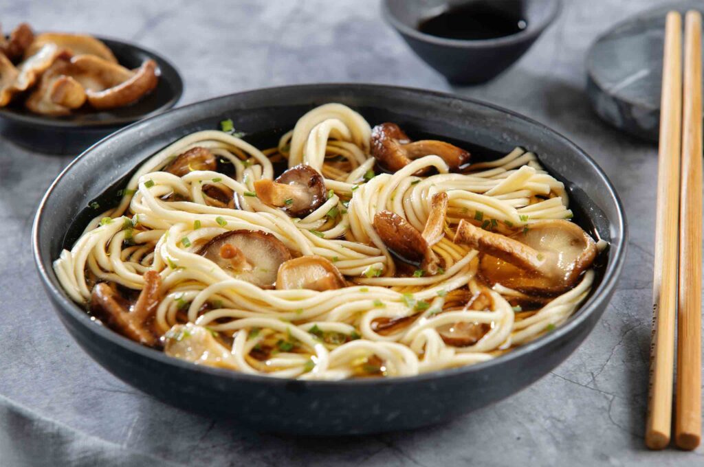 Yard House Shiitake Garlic Noodles Recipe