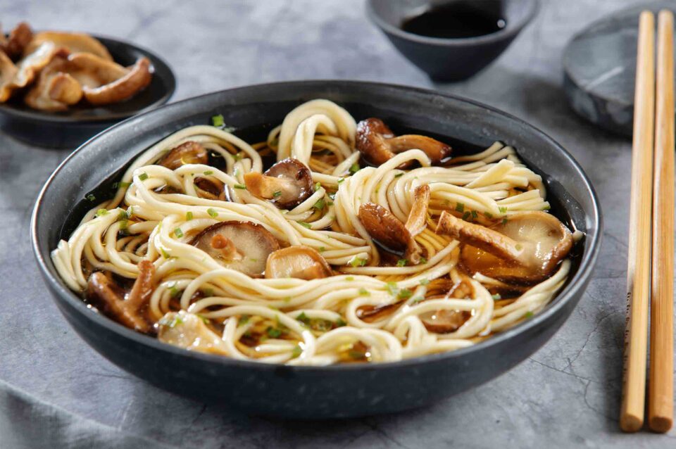 Yard House Shiitake Garlic Noodles Recipe